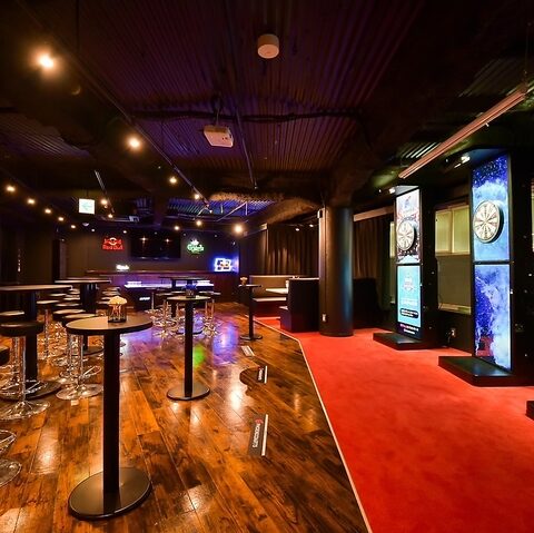 ダーツ&ビアポン BASE3 渋谷店の店内風景
