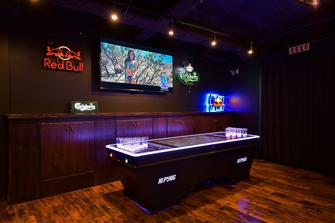 ダーツ&ビアポン BASE3 渋谷店のビアポンマシン