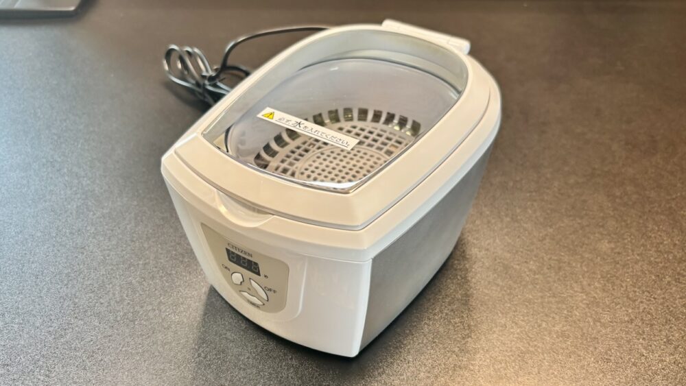 バレル洗浄に大活躍するシチズンの超音波洗浄機